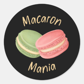 Macaron Mania Macaron Lover Ronde Sticker