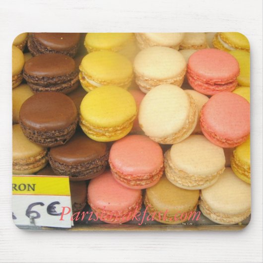 Macaron Mouse Parisontbijt.com Muismat (Voorkant)