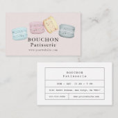 Macaron Pink Bakery Visitekaartje (Voorkant / Achterkant)