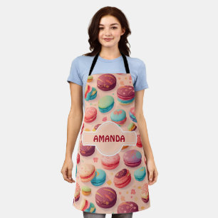 Macaron Rainbow Kleurrijke Gepersonaliseerde Patro Schort