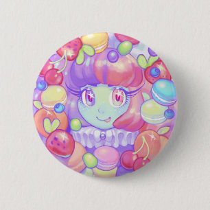 Macaron Ronde Button 5,7 Cm