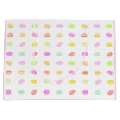 Macaron sac cadeau rose (Devant)