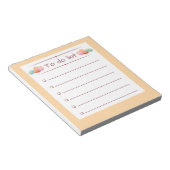 Macaron Thématique Faire Liste Bloc-Notes (Incliné)