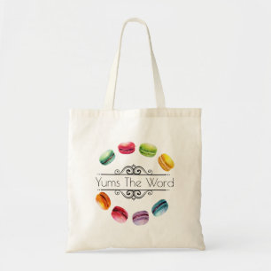 Macaronen in een cirkel   Frans banketbakkerswerk  Tote Bag