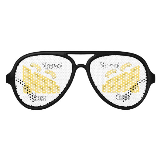Macaroni Cheese Aviator Zonnebril (Voorkant)