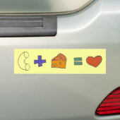 Macaroni & Cheese Bumpersticker (Op auto)