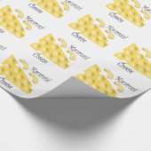 Macaroni Cheese Design Cadeaupapier (Hoek)