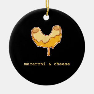 Macaroni en Cheese Cute Sweet Dessert Food Lover Keramisch Ornament