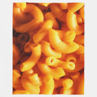 Macaroni en Cheese Fleece Blanket Deken