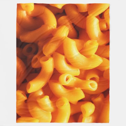 Macaroni en Cheese Fleece Blanket Deken (Voorkant)