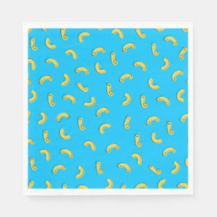 Macaroni en kaas illustratie servet