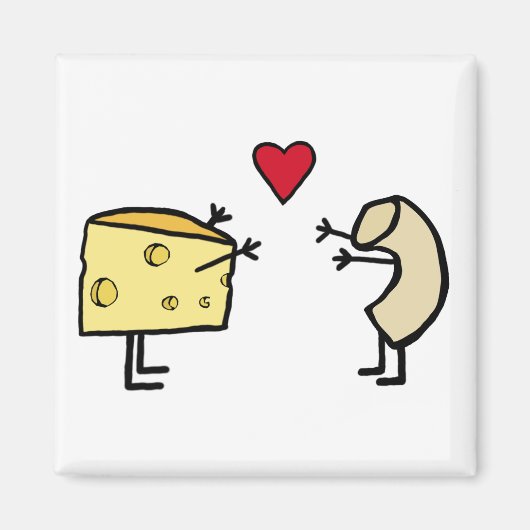 Macaroni en Kaasmagneet Magneet (Voorkant)