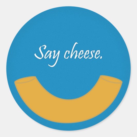Macaroni Glimlach Stickers (Voorkant)