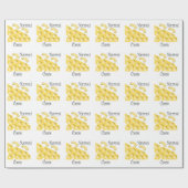 Macaroni Kaas Ontwerp  Cadeaupapier (Vlak)