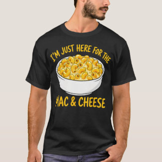 Macaroni Pastaliefhebber IK BEN HIER GEWOON VOOR D T-shirt