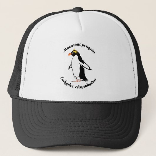 Macaroni Penguin Trucker Pet (Voorkant)