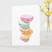 Macaronkaart Kaart (Gele Bloem)