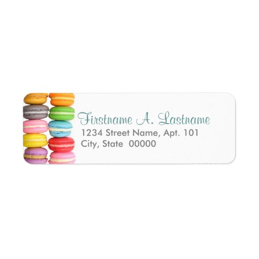 Macaronlabels Etiket (Voorkant)