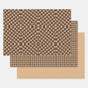 Macaronontwerppapier voor het verpakken van kaolie inpakpapier vel