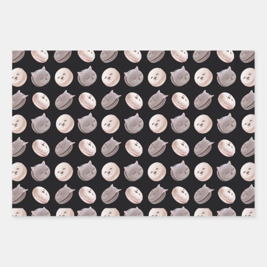 Macaronpatroon Inpakpapier Vel (Voorkant 3)