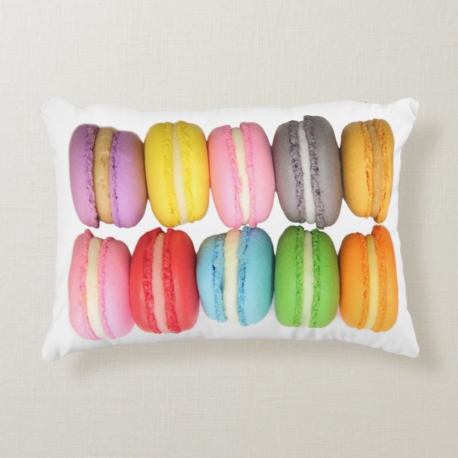 Macarons Accent Pillow Decoratief Kussen (Voorkant)