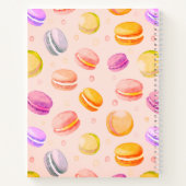 Macarons Aquarelle Carnet personnalisé (Dos)