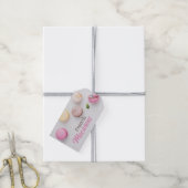 Macarons Bedankt Hang Label Cadeaulabel (Met Touw)