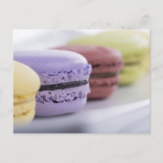 Macarons Briefkaart (Voorkant)