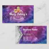 Macarons carte de visite (Devant / Derrière)