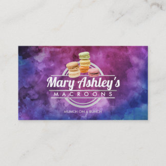 Macarons carte de visite