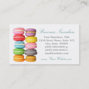 Macarons Cartes de visite