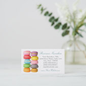 Macarons Cartes de visite (Debout devant)