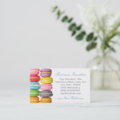Macarons Cartes de visite (Debout devant)