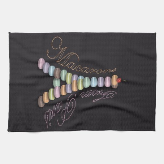 Macarons de serviette de Paris (Horizontal)