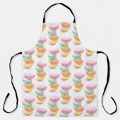 Macarons Dots All-Over Print Apron Schort (Voorkant)