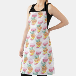 Macarons Dots All-Over Print Apron Schort