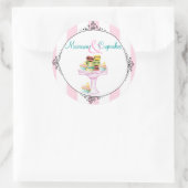 Macarons en cupcakes Stickers of zeehonden (Tas)