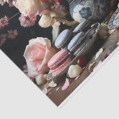Macarons en thee tissuepapier (Detail)