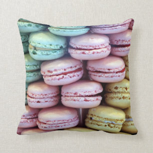 Macarons macarons colorés coussin coussin sucré