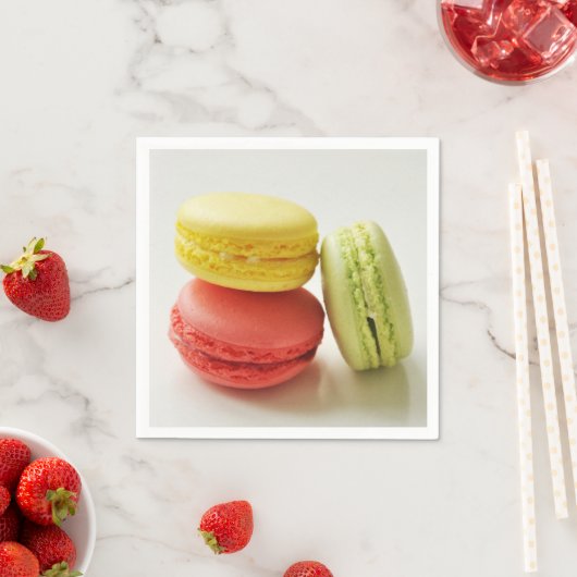 Macarons / Macarons serviettes en papier (En situation)