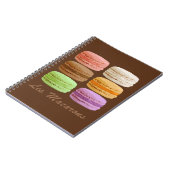 Macarons, meerkleurige pastels notitieboek (Linkerzijde)