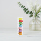 Macarons Mini Visitekaartje (Staand voorkant)
