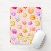 Macarons Mousepad gepersonaliseerd Muismat (Met muis)