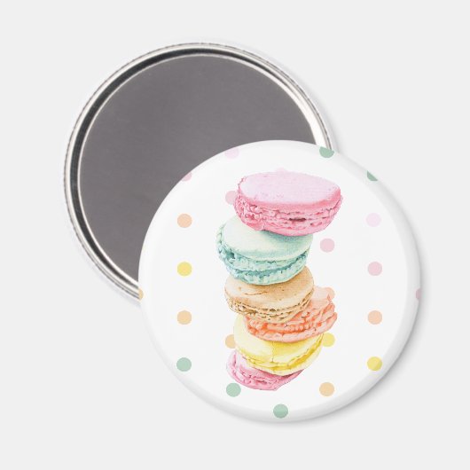 Macarons points Magnet (Recto/Verso)