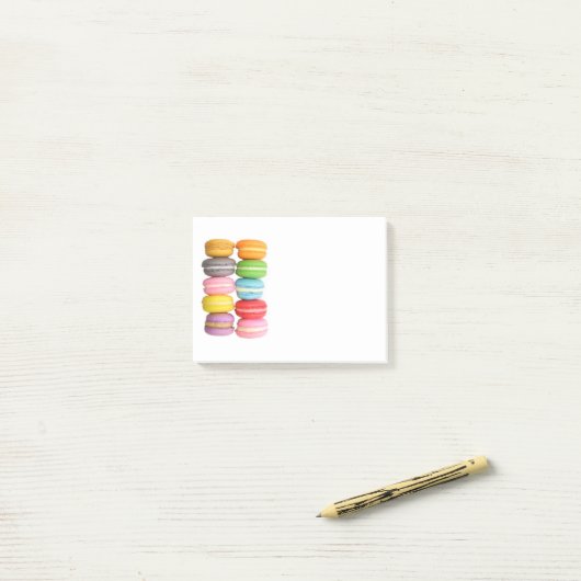 Macarons Post-it® notes (Op bureau)
