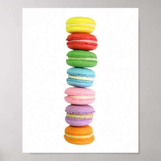 Macarons Poster (Devant)