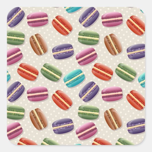 Macarons stickers (Voorkant)