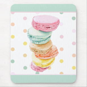 Macarons stippen Mousepad Muismat