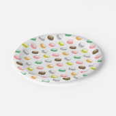 Macarons Sweet 16 Party Papieren Bordje (Gekanteld)