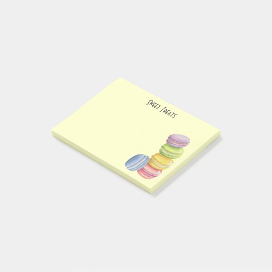 Macarons Sweet-behandelingen Post-it® Notes (Schuin)